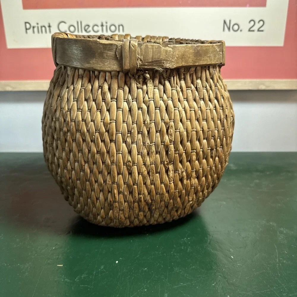 Vintage Chinese Rice Basket